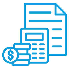 Budget Planning Icon Element For Design