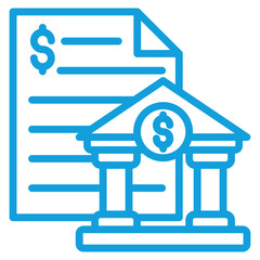 Bank Statement Icon Element For Design