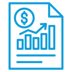 Stock Market Icon Element For Design