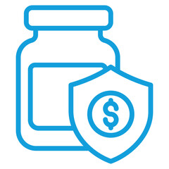 Emergency Fund Icon Element For Design
