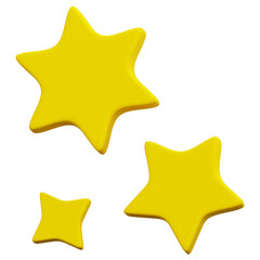 3D Sparkle Star Icon