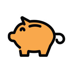 Piggy Bank icon design vector