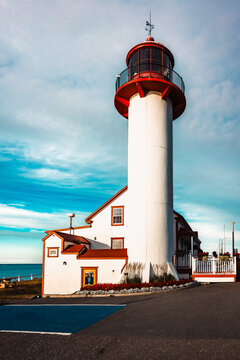 Phare de Matane Lighthouse on the Saint Lawrence River, Quebec, Canada