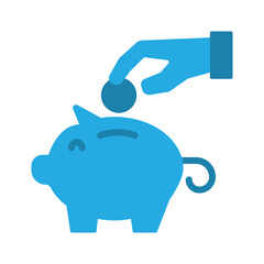Piggy Bank icon design vector