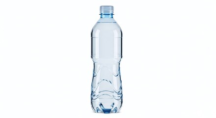 Water Bottle in Studio Shot with White Background