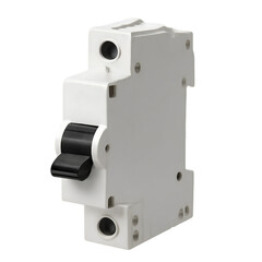 Circuit Breaker Isolated on White Background