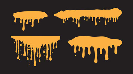 paint spill accessories illustration design template