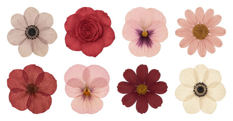 Vibrant floral collection showcasing diversity.