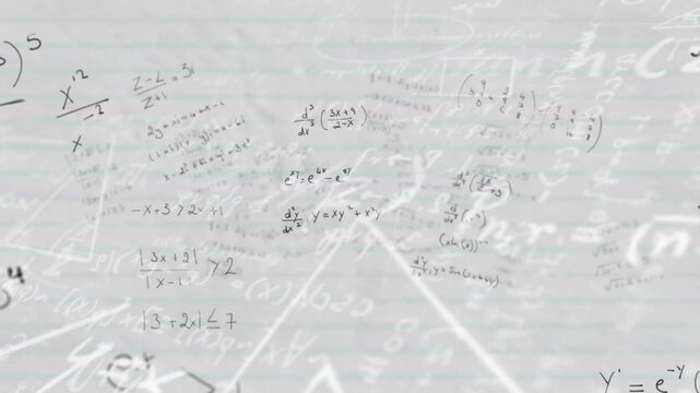 ?(3+x)=&ndash;2 equation opening, expressions triangle sliding, view pulling back showing swirling tunnel