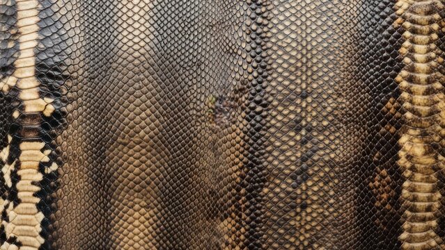 Rich, textured snake skin pattern offers a luxurious, natural backdrop perfect for fashion, design, or exotic themes