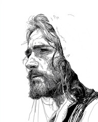 Fototapeta premium jesus., silhouette, cross, jesus christ, easter, golgotha, golgotha ​​hill, advent, christmas, lent, ordinary time, jesus' death, crown of thorns, jesus' face, jesus' crown of thorns, jesus' cross, 