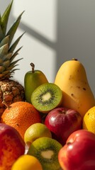 fresh fruits on the table