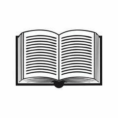 open book vector illustration