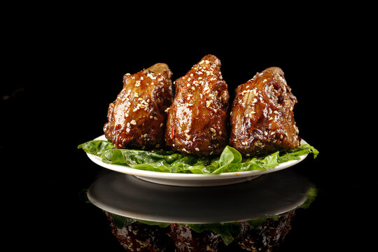 Spicy Braised Rabbit Head Stew Chengdu Shuangliu Traditional Chinese Cuisine Dish with Sesame Seeds