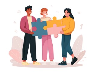 Healthy Lifestyle Related Modern Flat Design, Vector Illustration