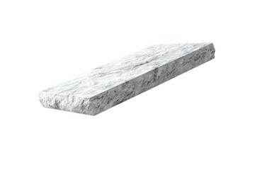 Fototapeta premium A white stone slab with a greyish tint