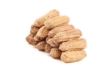 Raw Peanuts in Shells Close-up Details - Healthy Snack and Cooking Ingredient