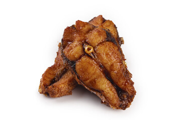 Smoked Pomfret Fish Shanghai Style - Traditional Chinese Cuisine with Golden Crispy Skin