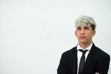 portrait of a handsome young man