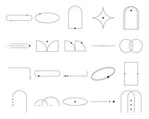 Set of Minimalist Line Aesthetic