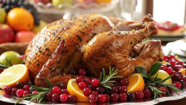 Thanksgiving Turkey Carving A Rustic, Dimly Lit Feast