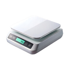 Digital Kitchen Scale, isolated on a transparent background -PNG, GENERATIVE AI