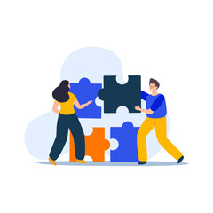 Teamwork and problem-solving Putting the pieces together to achieve success