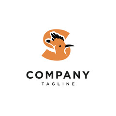 Letter S Hudhud eurasia Logo Icon Vector