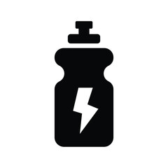 energy drink glyph icon illustration vector graphic.eps