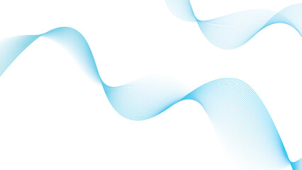 Light Blue Abstract Line Wave Background Gradient Flow, Modern Digital Vector Design