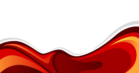 Dynamic Red Wave Minimalist Abstract Background
