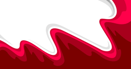 Dynamic Red Wave Minimalist Abstract Background