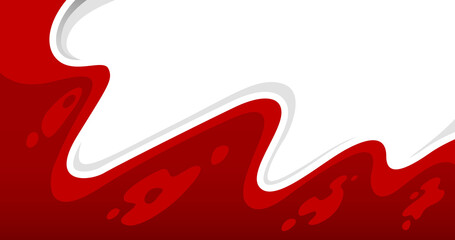 Dynamic Red Wave Minimalist Abstract Background