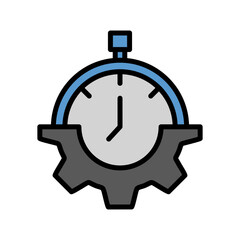Efficiency Icon Vector Illustration Color Version