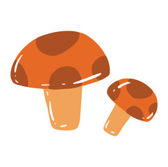 mushrooms vector