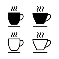 coffee cup icon vector illustration. cup a coffee sign and symbol