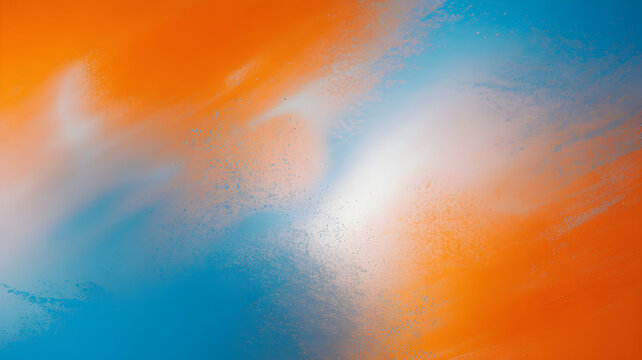 Abstract background featuring a blend of orange and blue hues creating a dynamic and visually appealing design for modern projects