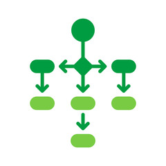 Workflow Icon Vector Illustration Green Version