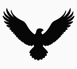 Obraz premium Icon shiloutte eagle