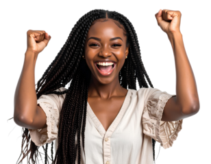 happpy yung girl withe background