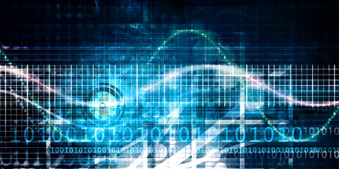 Binary Data Background