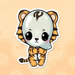 animal, cartoon, tiger, illustration, vector, cat, lion,