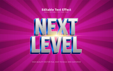 next level editable text effect