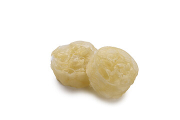 Shirataki Konjac Noodles Sliced Fresh Low Carb Gluten Free Pasta Alternative White Background