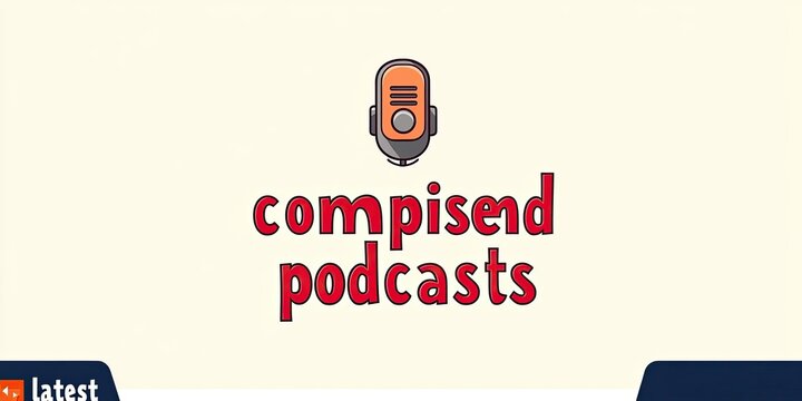Podcast compilation logo, featuring a microphone icon