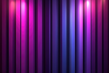 Vertical, vibrant, purple-blue striped backdrop, lit by spotlights