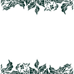 Make a Professional Coffee Plants Vector Background