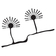 Aspergillus Fungus Glyph Icon