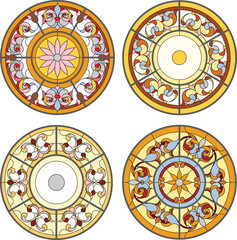 New Rangoli design illustration with white background