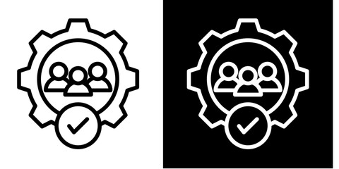 Professional Service  Icon Set White Style Collection
